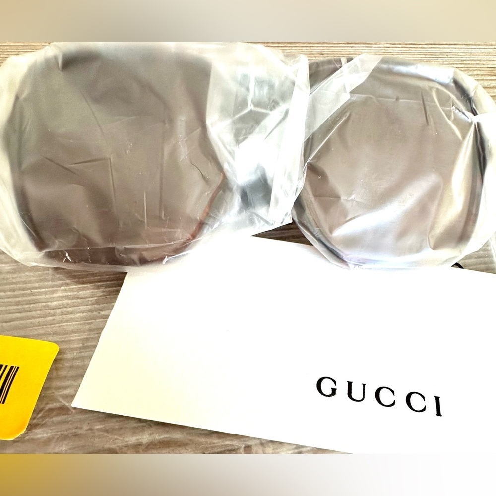 GUCCI 60MM OVERSIZE SUNGLASSES NWT $550 —ICONIC TORTOISE STATEMENT LUXE SHADES - Picture 8 of 13